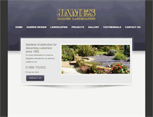 Tablet Screenshot of jamesgarden.net